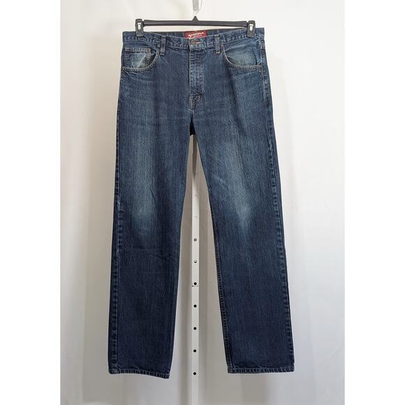 Arizona Other - Arizona Jeans Blue Original Straight Fit Cotton Men's Size 36 x 34